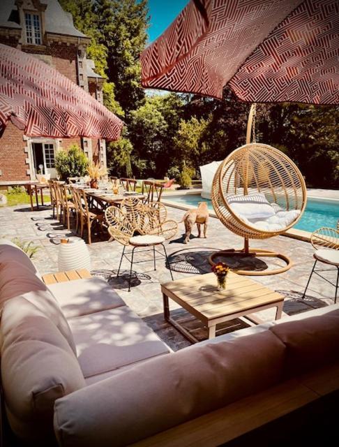 Domaine De La Croix De Saint Lambert Bed & Breakfast Poix-Terron Dış mekan fotoğraf